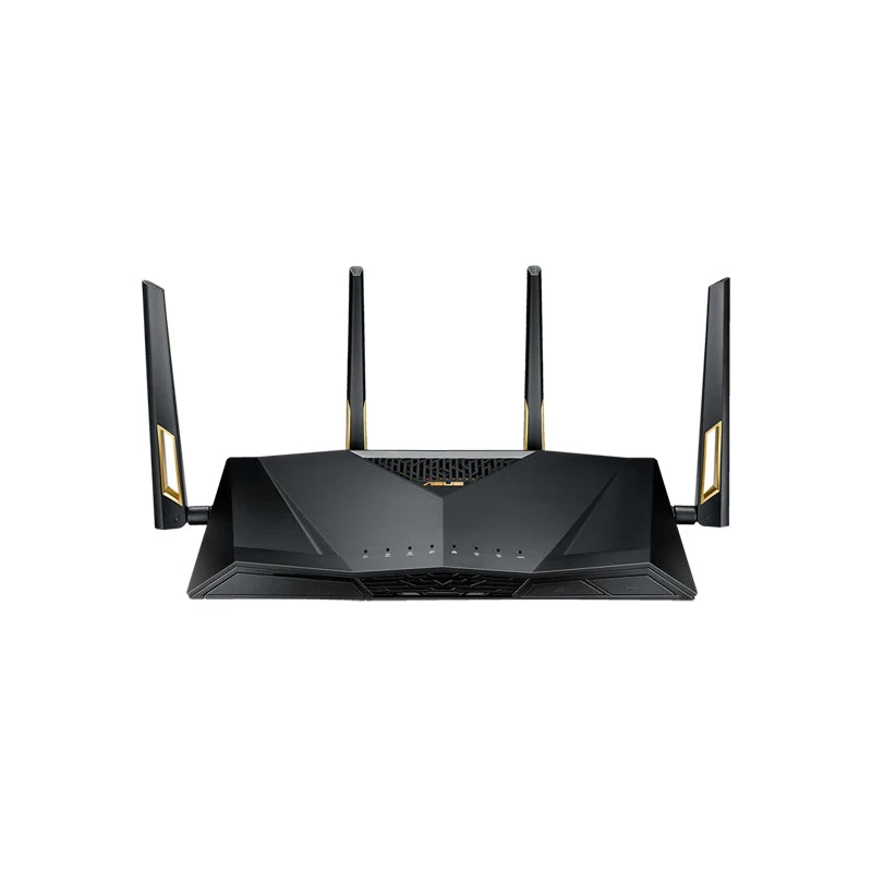 ASUS RT-AX88U Gaming Router Wi-Fi 6 802.11ax 4x4 Up to 6000Mbps AX6000 MU-MIMO &OFDMA 2.4GHz/5GHz WiFi 4 Antennas+8 Lan 1000Mbps