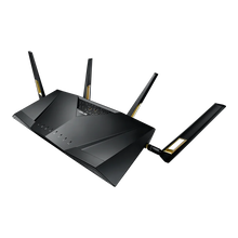 Cargar imagen en el visor de la galería, ASUS RT-AX88U Router Gaming Wi-Fi 6 802.11ax 4x4 Hasta 6000Mbps AX6000 MU-MIMO &amp;OFDMA 2.4GHz/5GHz WiFi 4 Antenas+8 Lan 1000Mbps
