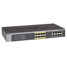 Load image into Gallery viewer, Netgear JGS516PE ProSafe Plus Ethernet Switch 16 Ports 8xPOE 8xRJ-45 10/100/1000Base-T Desktop
