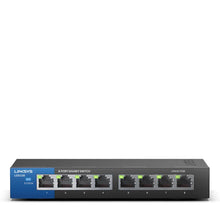 Kép betöltése a galériamegjelenítőbe: LINKSYS LGS108 8-Port Business Desktop Gigabit Switch Wired Connection Speed Up To 1000Mbps 8 Gigabit Ethernet Auto-Sensing
