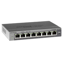 Load image into Gallery viewer, NETGEAR GS108E ProSafe 8-Port Gigabit Ethernet Smart Managed Plus Switches Series, VLAN, QoS, IGMP
