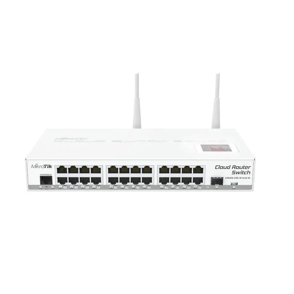 MikroTik CRS125-24G-1S-2HnD-IN Cloud Router Gigabit Switch, Fully Manageable Layer 3, 24x 10/100/1000Mbps