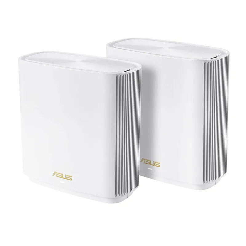 ASUS ZenWiFi XT8 1-2 Packs Whole-Home Tri-Band Mesh WiFi 6 System Coverage up to 5,500sq.ft or 6+Rooms, 6.6Gbps WiFi Router