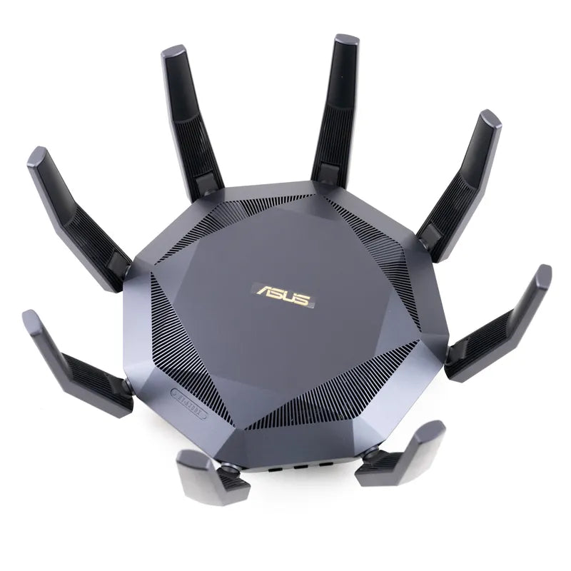 ASUS RT-AX89X AX6000 6Gbps Dual Band WiFi 6 Router, 12-Stream 6000Mbps Wi-Fi Speed, Dual 10G Ports, MU-MIMO, OFDMA, AiProtection