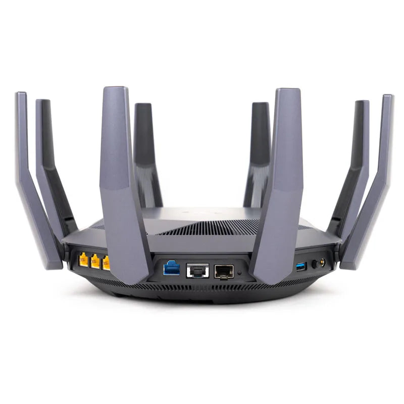 ASUS RT-AX89X AX6000 6Gbps Dual Band WiFi 6 Router, 12-Stream 6000Mbps Wi-Fi Speed, Dual 10G Ports, MU-MIMO, OFDMA, AiProtection