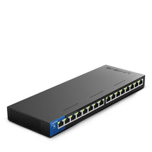 Carica l&#39;immagine nel visualizzatore di Gallery, LINKSYS LGS116 16-Port Business Desktop Gigabit Switch Wired Connection Speed Up To 1000 Mbps 16 Gigabit Ethernet Auto-Sensing
