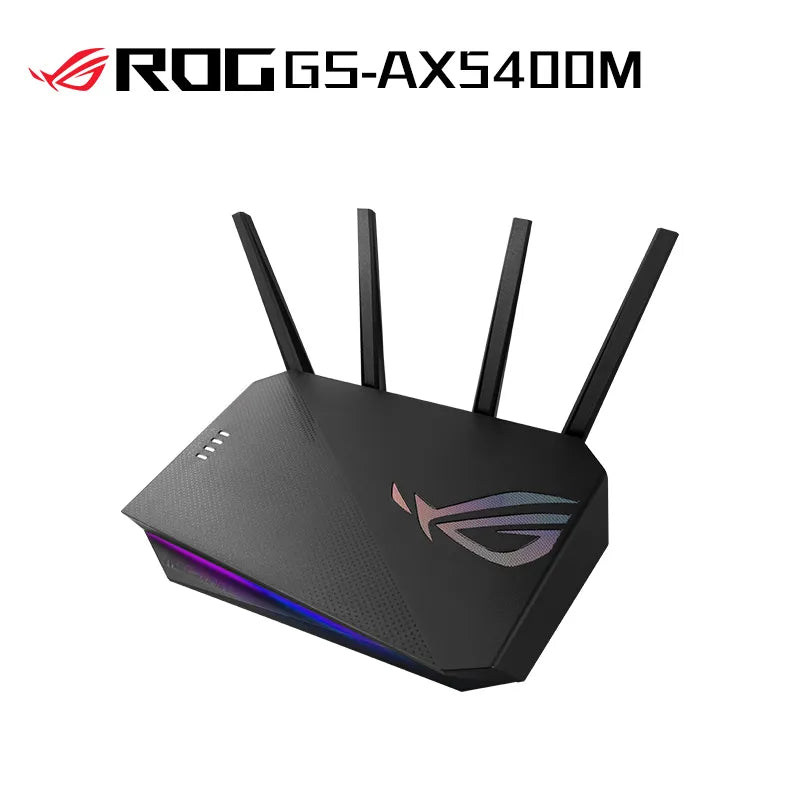 ASUS ROG STRIX GS-AX5400 Router Gaming WiFi 6 de Doble Banda, AX5400 160 MHz Wi-Fi 6 Canales, PS5, Modo Juego Móvil, VPN