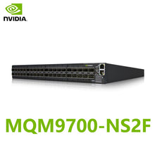 Kép betöltése a galériamegjelenítőbe: NVIDIA Mellanox MQM9700-NS2F Quantum 2 NDR InfiniBand Switch
