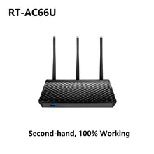 Carica l&#39;immagine nel visualizzatore di Gallery, ASUS RT-AC66U WiFi Router AC1750 Dual-Band 802.11AC 3x3 AiMesh Wi-Fi 5, 4-Ports Gigabit Router, Speed 1750 Mbps
