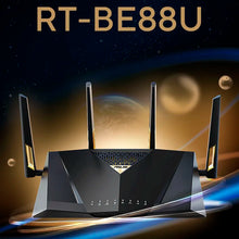 Kép betöltése a galériamegjelenítőbe: ASUS RT-BE88U WiFi 7 Router BE7200 7.2Gbps 802.11BE, Dual Band 2.4GHz&amp;5GHz, 1x10G WAN,1x10G SFP+, Support OFDMA AiMesh Wi-Fi 7
