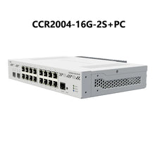 Afbeelding in Gallery-weergave laden, Mikrotik CCR2004-16G-2S+PC or CCR2004-16G-2S+ CCR2004 Series Router 16x Gigabit Ethernet Ports, 2x10G SFP+ Cages
