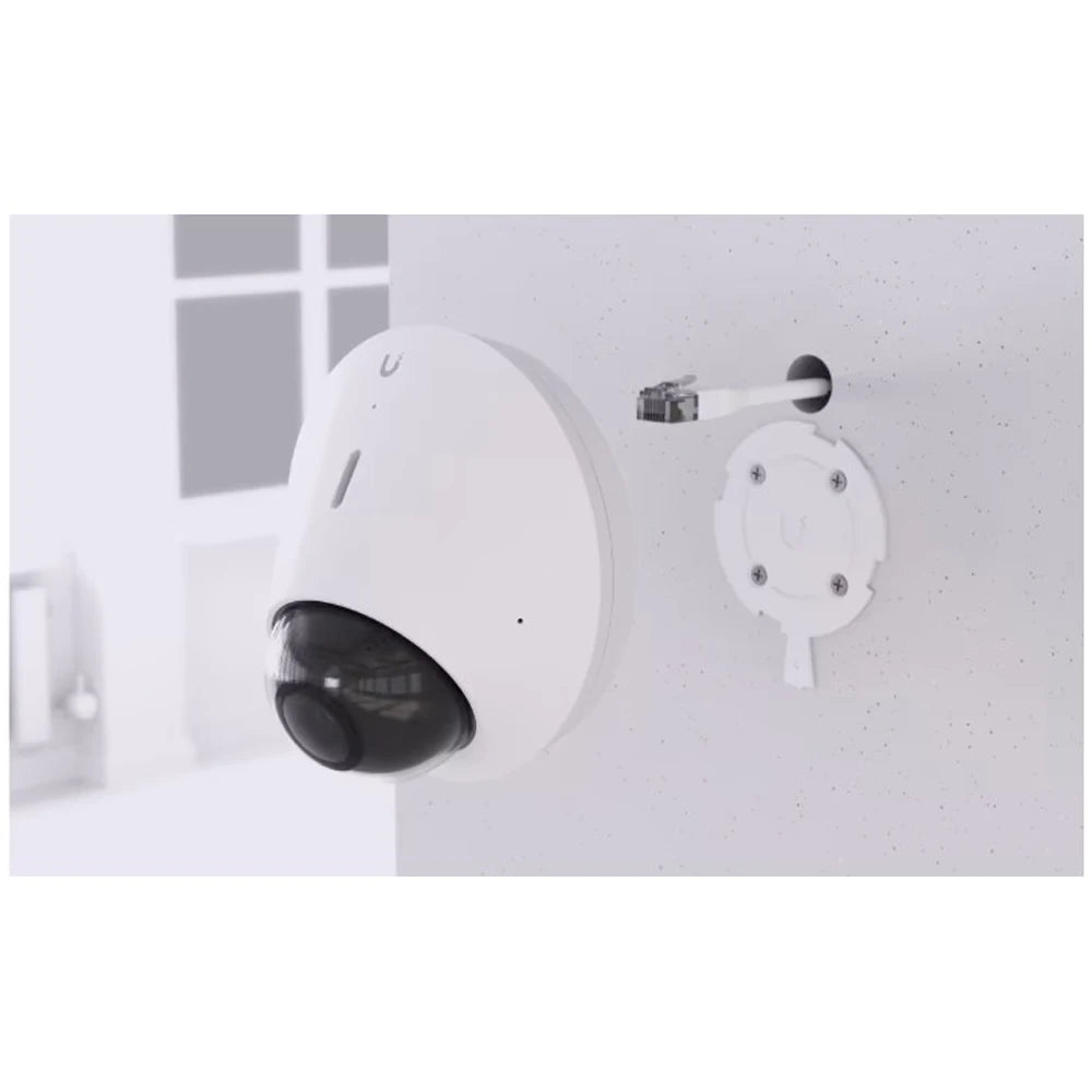 UBIQUITI UVC-G4-Dome Camera G4 Dome High-Resolution PoE Camera Designed For Overhead And Wide-Area Surveillance 2K (4MP) Video