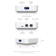 Load image into Gallery viewer, UBIQUITI UX Cloud Gateway UniFi Express Network Built-in WiFi 6 140 M² (1,500 Ft²) Single-Unit Coverage 50+Connected WiFi Device
