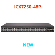 Load image into Gallery viewer, RUCKUS BROCADE ICX7250-48P ICX Switches Layer 3 POE+ Switch 48x10/100/1000Mbps PoE+Ports 740W 8x1GbE Uplink/Stacking SFP+
