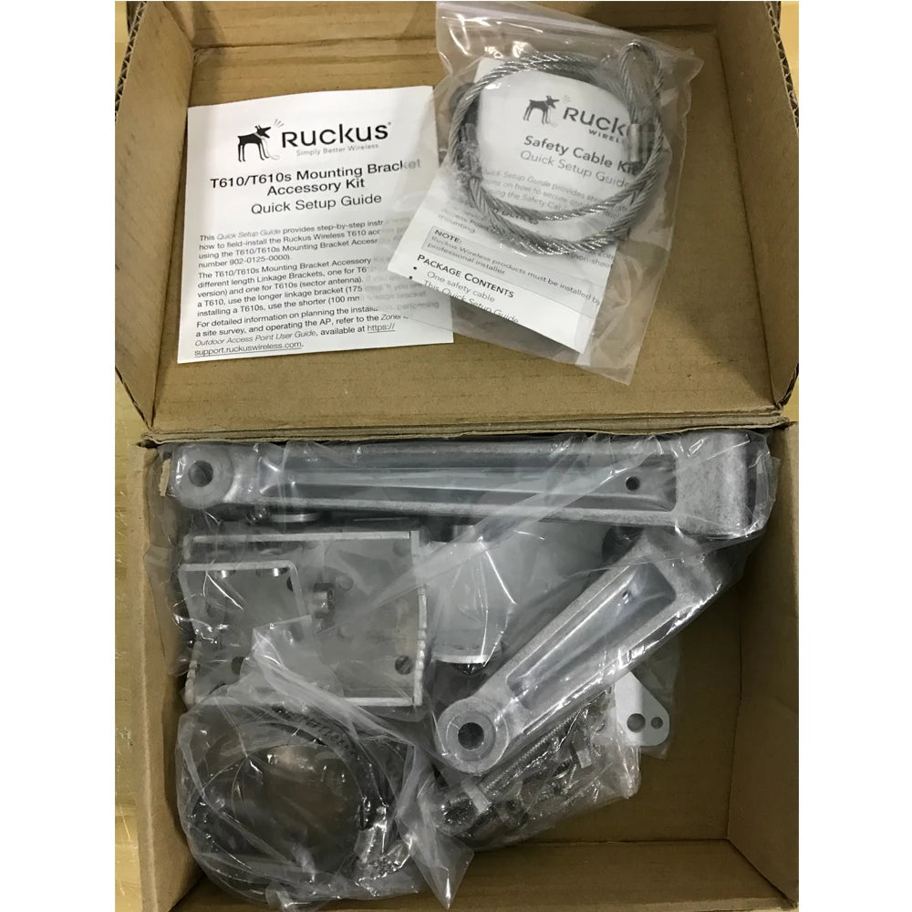 RUCKUS NETWORKS 902-0125-0000 Outdoor AP Secure Articulation Mounting Bracket, Mounting Kit For AP T610 T710