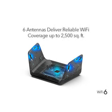 画像をギャラリービューアに読み込む, NETGEAR RAX70 Nighthawk 8-Stream Tri-Band WiFi 6 Router AX6600 Wireless Speed Up To 6.6Gbps, 4K/8K UHD, Longer Range Antennas
