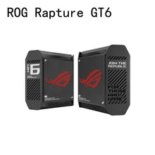 Kép betöltése a galériamegjelenítőbe: ASUS ROG Rapture GT6 AX10000 Whole-Home Tri-Band Mesh WiFi 6 System Coverage up to 5,800sq.ft 7+Rooms,10Gbps Wi-Fi 6, 1-2 Packs
