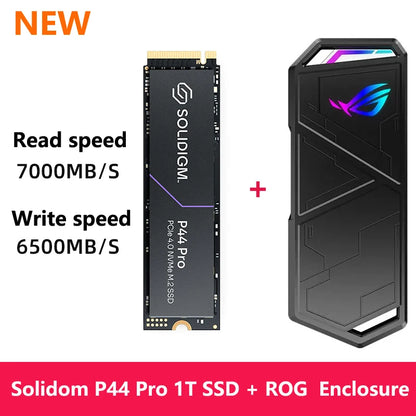 ASUS ROG STRIX ARION External Hard Disk M.2 NVMe SSD Enclosure USB3.2 GEN2 Type-C, Fits PCIe 2280/2260/2242/2230 M/M+B Key