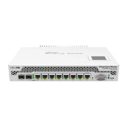 MikroTik CCR1009-7G-1C-1S+PC Router 7xGigabit Ports 1xCombo Port (SFP Or Gigabit Ethernet) 1xSFP+Cage 9 Cores 1GHz CPU 2GB RAM