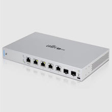 Indlæs billede til gallerivisning Ubiquiti US-XG-6POE 10 GbE PoE Switch 170W, SFP+ (Gen1), 4x1/2.5/5/10 GbE PoE++ ports, 2x10G SFP+ ports, Layer 3 switching, 2xDC

