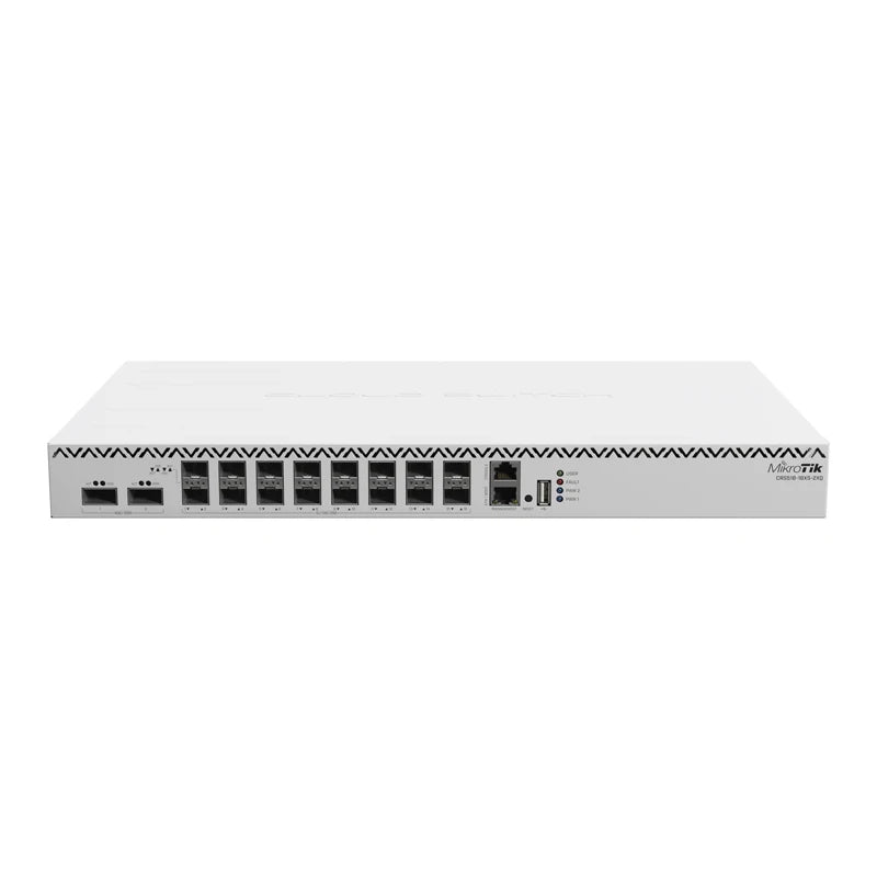 Mikrotik CRS518-16XS-2XQ-RM L3 Switch 2x100 Gigabit QSFP28 ports and 16x25 Gigabit SFP28 ports, VLAN ACL LACP, MLAG, Jumbo frame - Best WiFi Mall