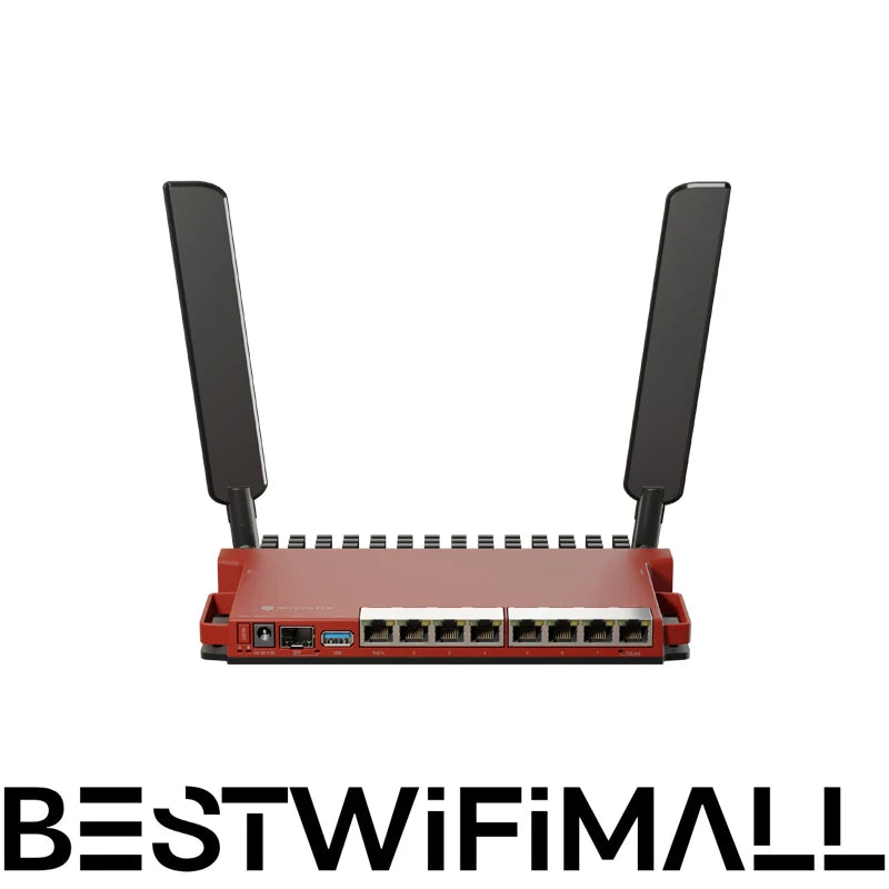MikroTik L009UiGS-2HaxD-IN WiFi Router, Powerful Dual-Core ARM CPU,With PoE, 2.5G SFP Port, 2.4 GHz 802.11AX Dual-Chain Wireless