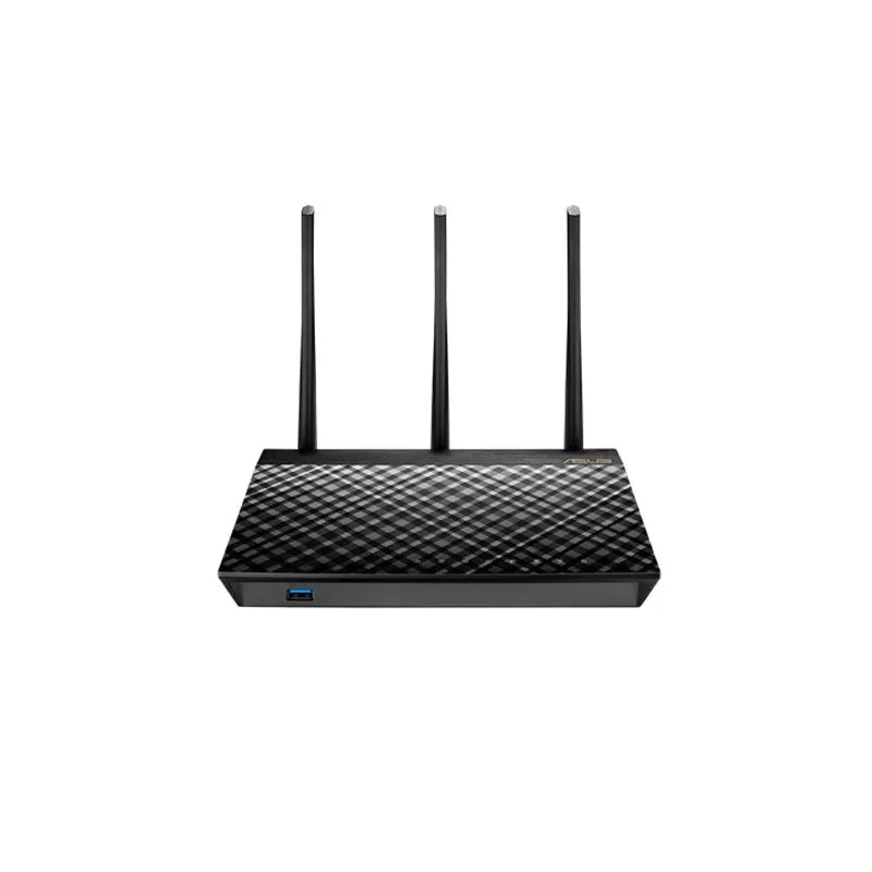 ASUS RT-AC66U Router WiFi AC1750 Doble Banda 802.11AC 3x3 AiMesh Wi-Fi 5, Router Gigabit de 4 Puertos, Velocidad 1750 Mbps 