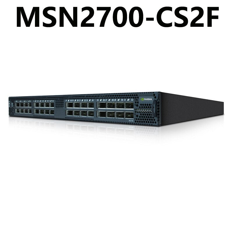 Коммутатор NVIDIA Mellanox MSN2700-CS2F Spectrum 100GbE 1U с открытым Ethernet, 32x100GbE, посты 