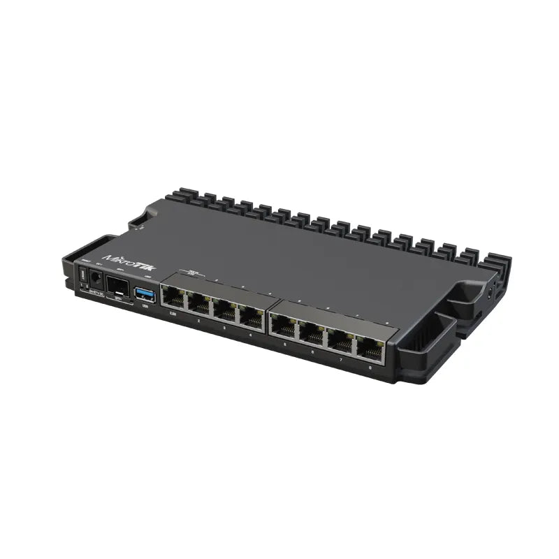 Mikrotik RB5009UG+S+IN Интеллектуальный маршрутизатор Превосходный домашний лабораторный маршрутизатор для тяжелых условий эксплуатации с USB 3.0, 1G и 2,5G Ethernet и клеткой 10G SFP+ 