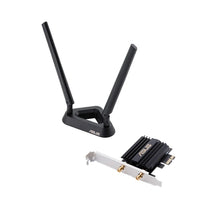 Charger l&#39;image dans la galerie, ASUS PCE-AX58BT AX3000 Ultimate AX 2402Mbps+574Mbps, PCIe WiFi Adapter Card,Bluetooth5.0 Dual-Band 2x2 802.11AX Wireless Adapter
