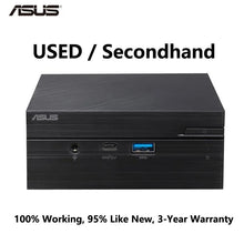 Load image into Gallery viewer, ASUS Mini PC PN41 Ultracompact Computer 11th Gen Intel Celeron or Pentium CPU, WiFi 6, Bluetooth 5.0, 2.5Gbps LAN, Windows 11
