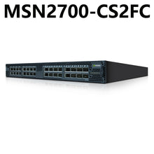 Cargar imagen en el visor de la galería, NVIDIA Mellanox MSN2700-CS2FC Spectrum 100GbE 1U Conmutador Ethernet abierto 32 postes de 100GbE 
