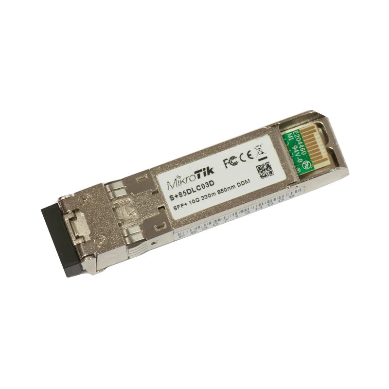 MikroTik S+85DLC03D SFP+ 1G/10Gbit 300M, Multi Mode Transceiver With A LC Connector Compatible With CCR1036-8G-2S+ 1 PCS