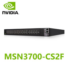 Загрузить изображение в средство просмотра галереи, NVIDIA Mellanox MSN3700-CS2F Onyx System Spectrum-2 100GbE 1U Открытый Ethernet-коммутатор 32x100GbE QSFP28 
