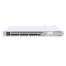 将图片加载到图库查看器，MikroTik CCR1036-12G-4S-EM Router 12 Gigabit Ethernet 4xSFP Cages LCD 36 Cores 1.2GHz CPU 8GB RAM
