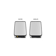 Carica l&#39;immagine nel visualizzatore di Gallery, NETGEAR RBK852 AX6000 Mesh WiFi 6 System 1 Router+1 Satellite Orbi Tri-band Mesh WiFi System, 6 Gbps, covers large 5,000sq ft

