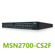 Load image into Gallery viewer, NVIDIA Mellanox MSN2700-CS2F Spectrum 100GbE 1U Open Ethernet Switch 32x100GbE Posts

