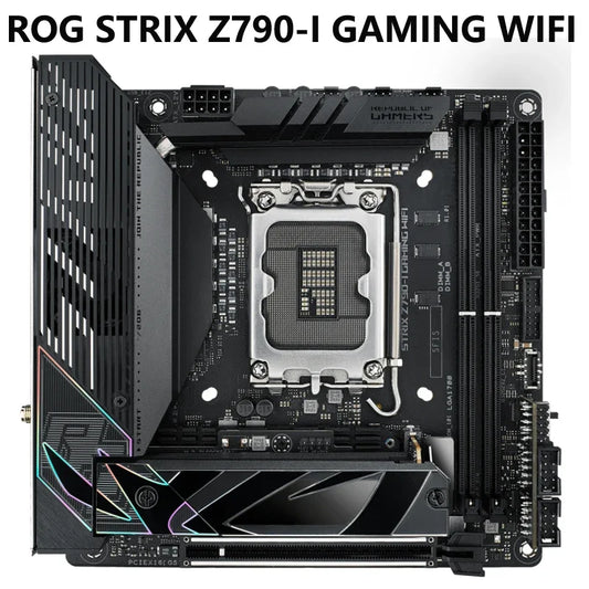 ASUS ROG STRIX Z790-I GAMING WIFI 6E LGA 1700 Intel13th&12th Gen Mini-ITX Gaming Motherboard PCIe5.0 DDR5 10+1 Power Stages 2.5G