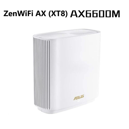 ASUS ZenWiFi XT8 1-2 Packs Whole-Home Tri-Band Mesh WiFi 6 System Coverage up to 5,500sq.ft or 6+Rooms, 6.6Gbps WiFi Router