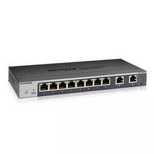 Kép betöltése a galériamegjelenítőbe: NETGEAR GS110EMX Switches 10 Gigabit/Multi-Gigabit Plus 8 Port Gigabit ports with 2 Port Multi-Gig ports, VLAN, QoS, LAG &amp; IGMP
