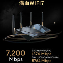 Charger l&#39;image dans la galerie, ASUS RT-BE88U WiFi 7 Router BE7200 7.2Gbps 802.11BE, Dual Band 2.4GHz&amp;5GHz, 1x10G WAN,1x10G SFP+, Support OFDMA AiMesh Wi-Fi 7
