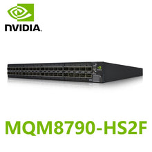 Ladda upp bild till gallerivisning, NVIDIA Mellanox MQM8790-HS2F Quantum HDR InfiniBand Switch 40xHDR 200Gb/s Ports in 1U Switch 16Tb/s Aggregate Switch Throughput
