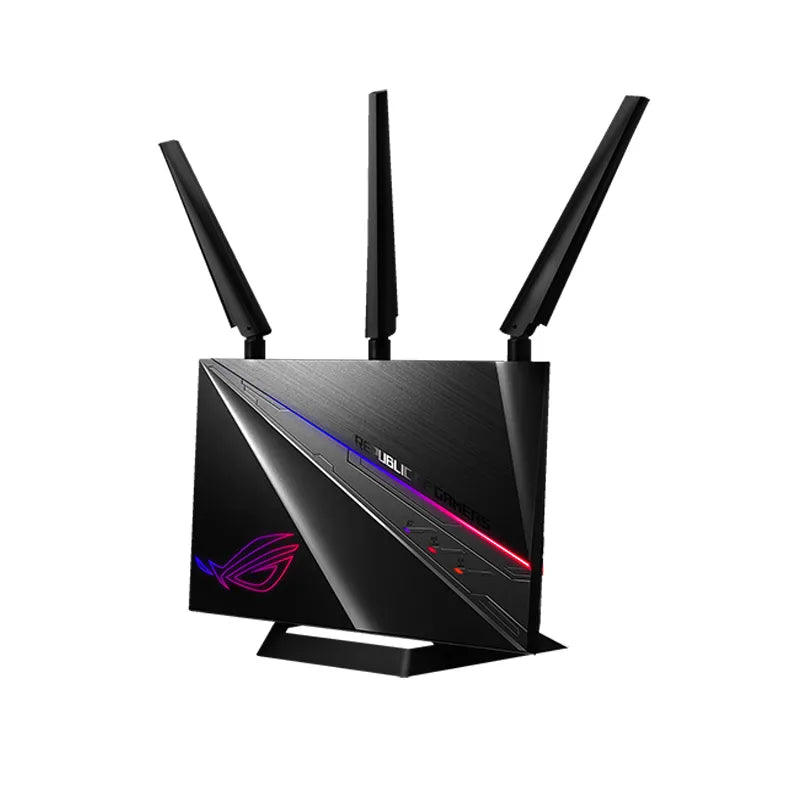 ASUS ROG Gaming WiFi Router GT-AC2900 Используется двухдиапазонный AC2900 Rapture NVIDIA GeForce NOW, AiMesh для Wi-Fi по всему дому AiProtection 