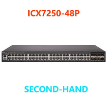 Load image into Gallery viewer, RUCKUS BROCADE ICX7250-48P ICX Switches Layer 3 POE+ Switch 48x10/100/1000Mbps PoE+Ports 740W 8x1GbE Uplink/Stacking SFP+
