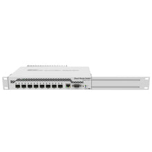Lataa kuva Galleria-katseluun, Mikrotik CRS309-1G-8S+IN Desktop Switch with 1xGigabit Ethernet port and 8xSFP+10Gbps ports, switching capacity of 162 Gbps
