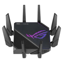 Afbeelding in Gallery-weergave laden, ASUS GT-AX11000 PRO Tri-band WiFi 6 Gaming Router World&#39;s first 1x10G &amp; 1x2.5G WAN/LAN gaming port DFS, 2G quad-core Processor
