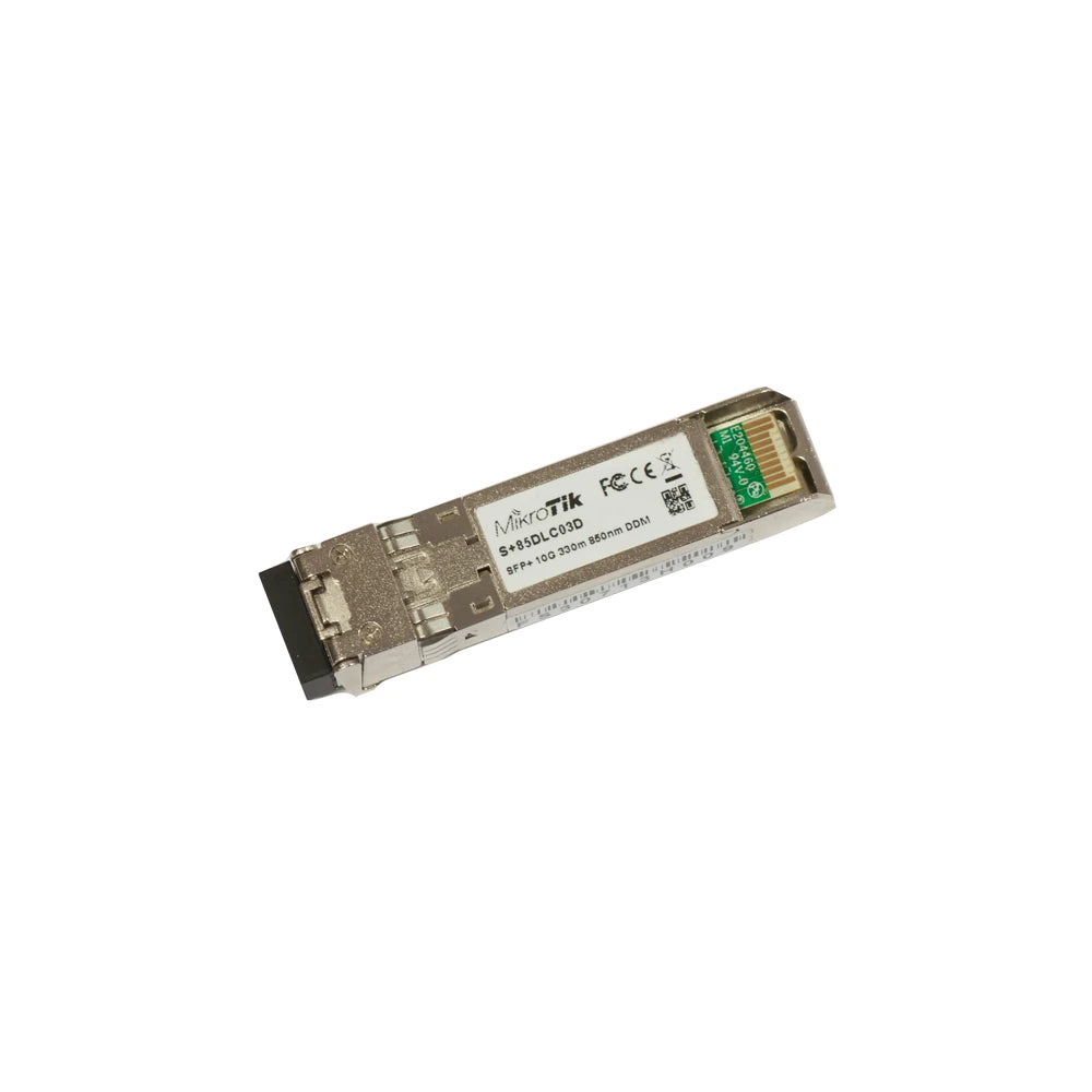 MikroTik S+85DLC03D SFP+ 1G/10Gbit 300M, Multi Mode Transceiver With A LC Connector Compatible With CCR1036-8G-2S+ 1 PCS