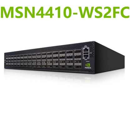 NVIDIA Mellanox MSN4410-WS2FC Spectrum-3 400GbE 1U Open Ethernet Switch Cumulus Linux System 8x400GbE QSFP-DD28 & 8 QSFP-DD