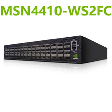 Carica l&#39;immagine nel visualizzatore di Gallery, NVIDIA Mellanox MSN4410-WS2FC Spectrum-3 400GbE 1U Open Ethernet Switch Cumulus Linux System 8x400GbE QSFP-DD28 &amp; 8 QSFP-DD
