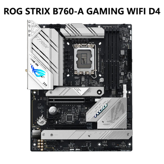 ASUS ROG STRIX B760-A GAMING WiFi D4 Motherboard For Intel CPU PCIe 5.0 Bandwidth For Graphics Cards WiFi 6E USB3.2 GEN 2X2